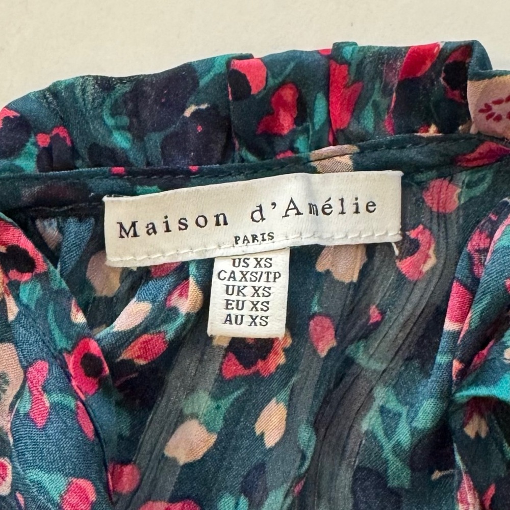 Maison d’Amélie Floral Sleeveless Top - Picture 5 of 6